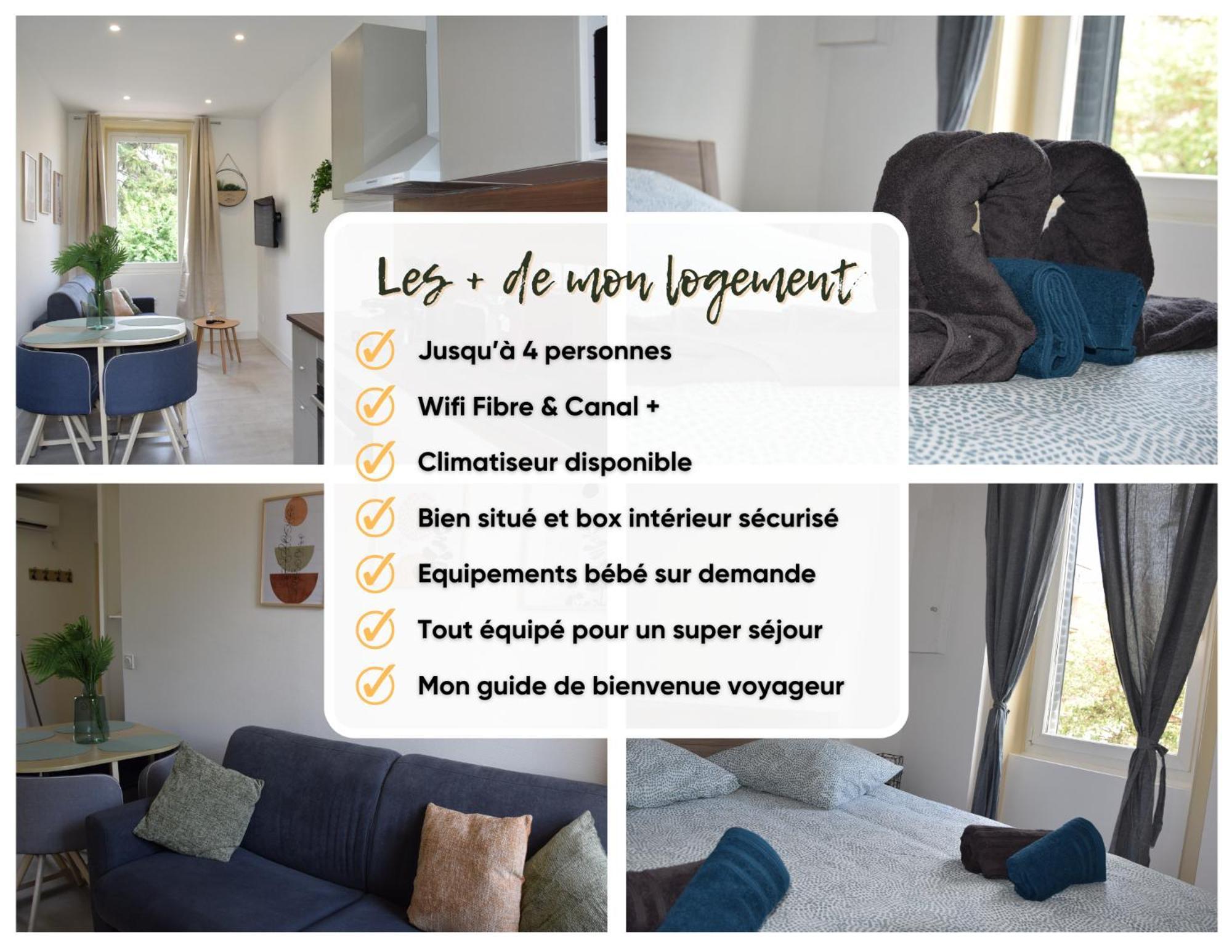 Апартаменты Elegant T2 A Bron, Tramway A 2Min, Box Parking, 4Personnes Экстерьер фото